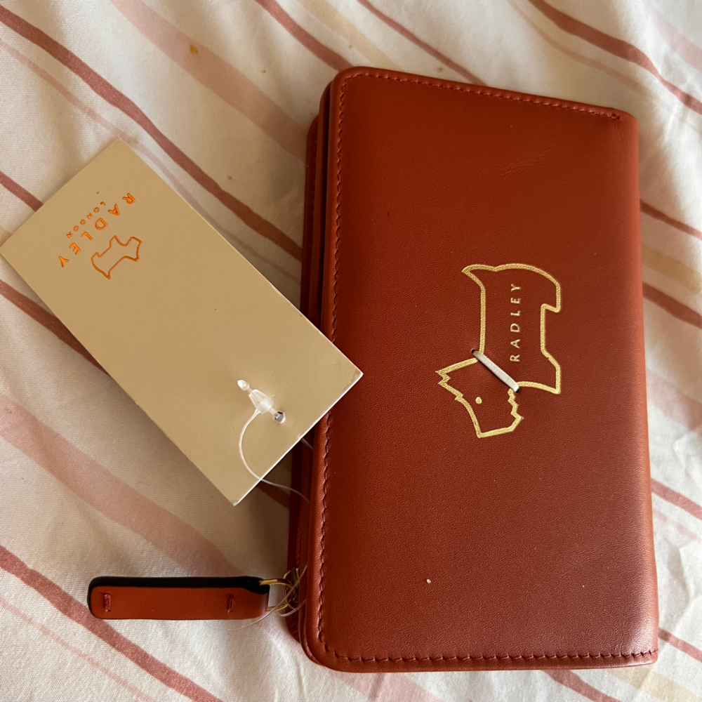 radely London ginger brown wallet